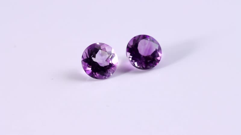 Mashamba Amethyst (Rnd 7 mm) 1.15 ctw Loose Gemstone
