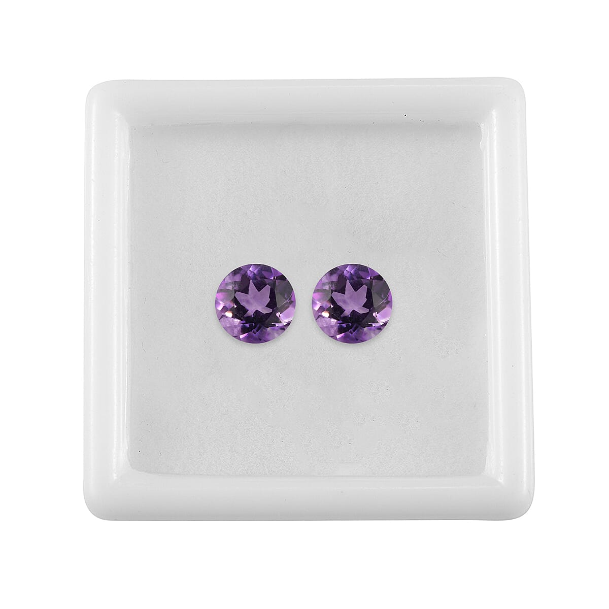 Mashamba Amethyst (Rnd 7 mm) 1.15 ctw Loose Gemstone image number 3