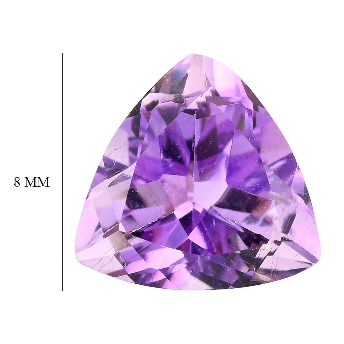 Mashamba Amethyst (Trl 8 mm) 1.61 ctw Loose Gemstone