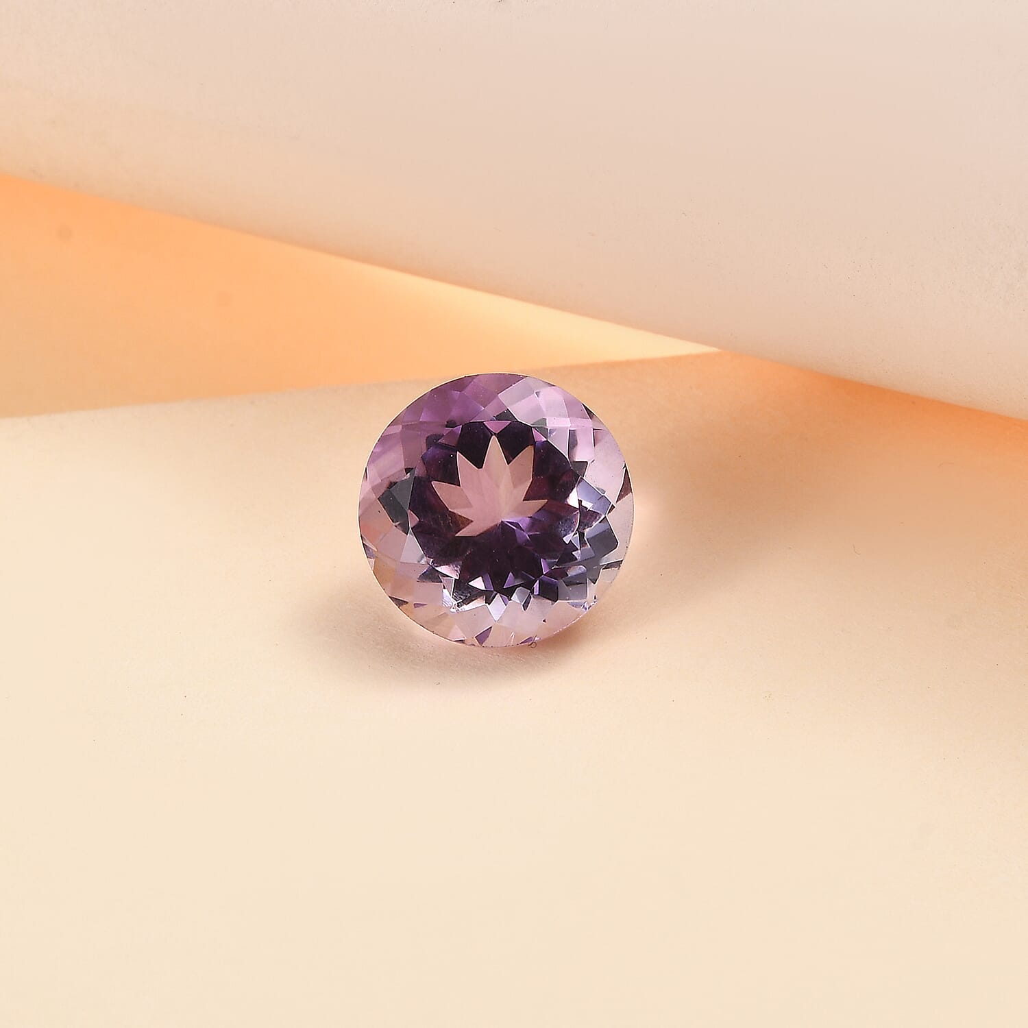 AA Rose De France Amethyst (Rnd 13 mm) 7.20 ctw Loose Gemstone