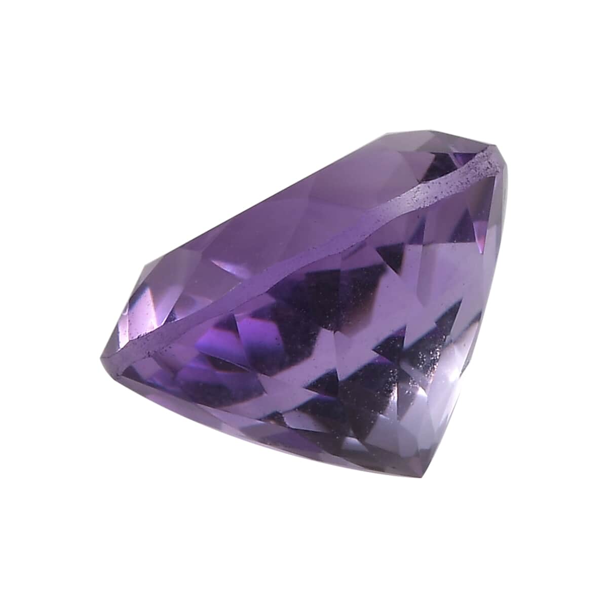 AA Rose De France Amethyst (Rnd 13 mm) 7.20 ctw Loose Gemstone image number 2