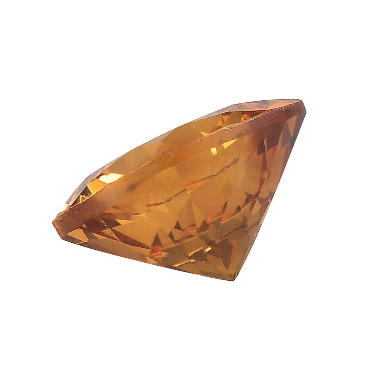 Santa Ana Madeira Citrine (Cush 10x10 mm) 3.78 ctw Loose Gemstone