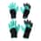 Set of 2 -70% Latex and 30% Polyester Puncture Resistant Claws Garden Gloves (One Size Fits Most)