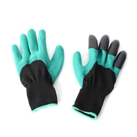 Set of 2 -70% Latex and 30% Polyester Puncture Resistant Claws Garden Gloves (One Size Fits Most) image number 1