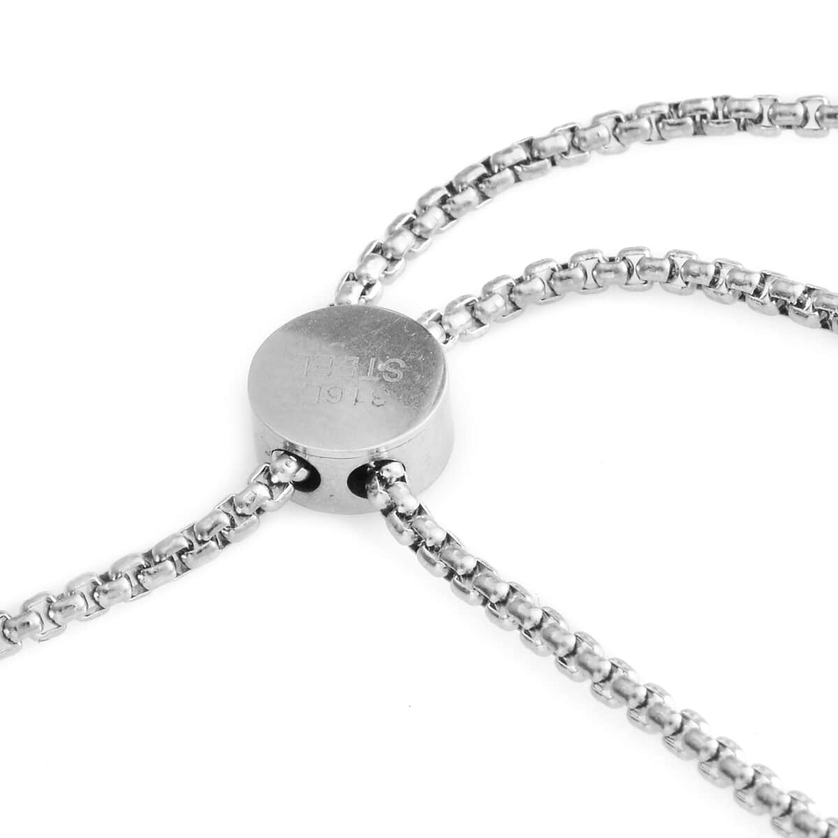 Fancy Bracelet (Adjustable) and Necklace (Adjustable) in Stainless Steel image number 7