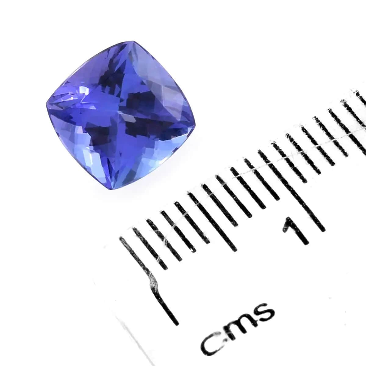 Appraised AAA Tanzanite (Cush 8x8 mm) 2.08 ctw image number 3