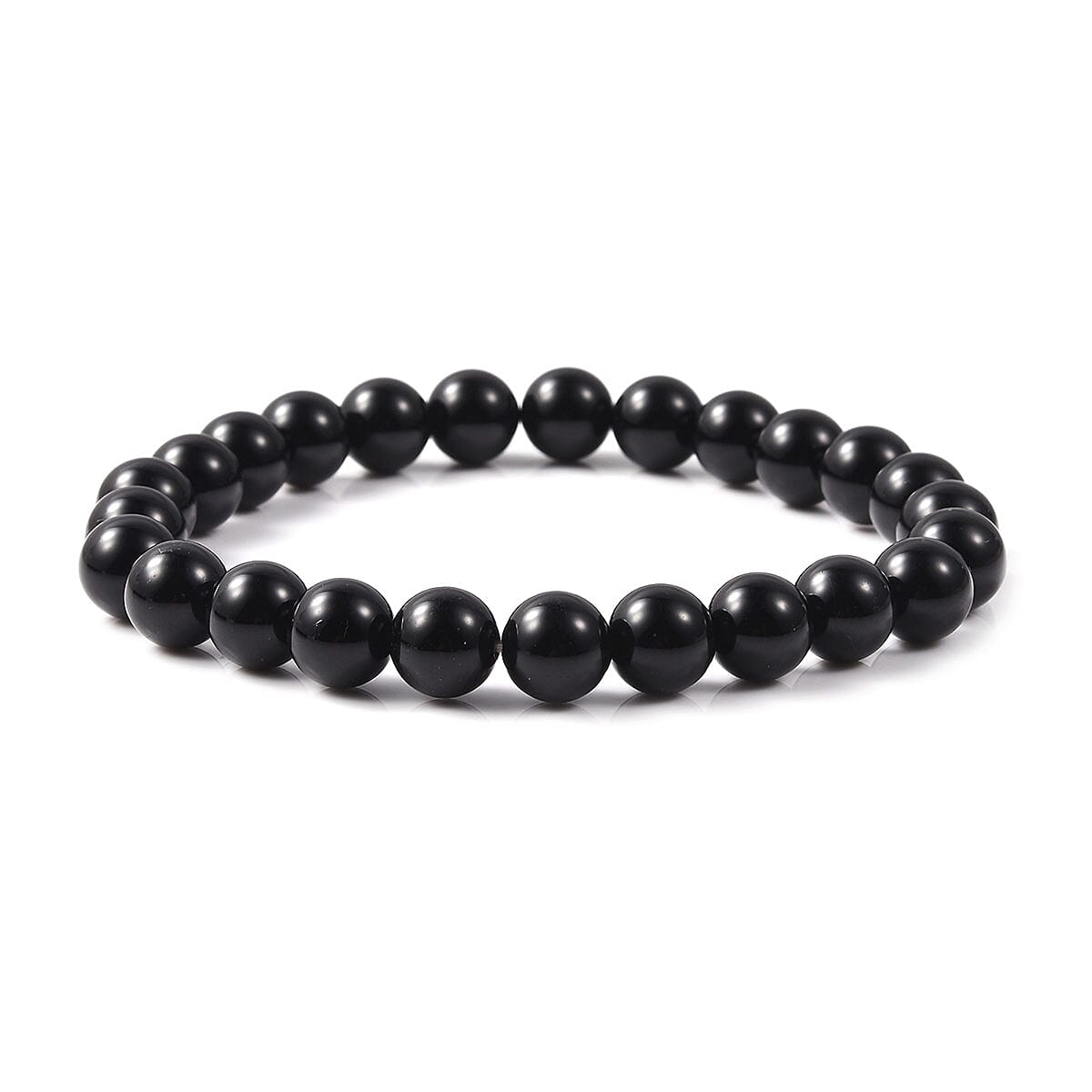 Set of 3 Black Agate, Black and White Chroma Stretch Bracelets and Pointer Pendant Necklace 24 Inches in Black Oxidized Silvertone & Stainless Steel 168.00 ctw