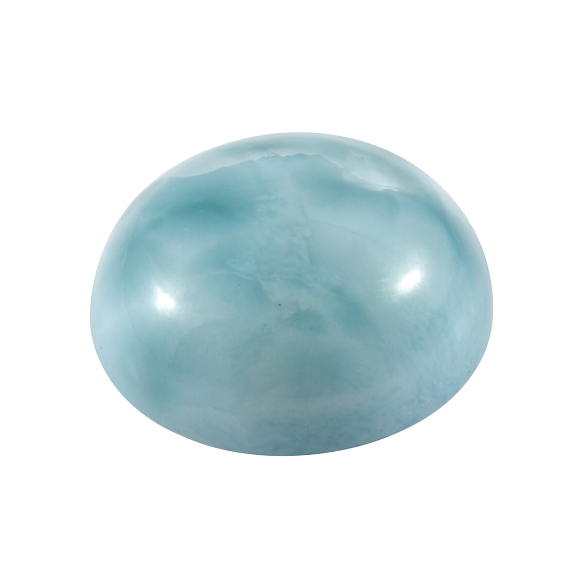 AAA Larimar (Rnd 12 mm) 6.15 ctw Loose Gemstone