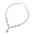 Glass, Austrian Crystal Bracelet (7.50In), Earrings and Necklace 20-22 Inches in Silvertone image number 2