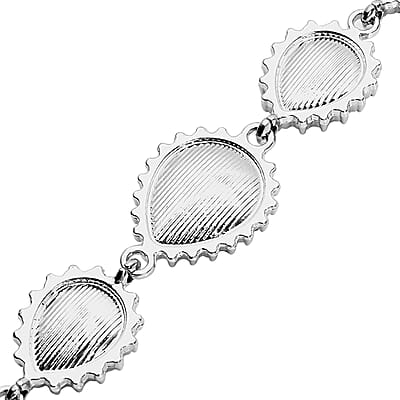 Glass, Austrian Crystal Bracelet (7.50-9.50In), Earrings and Necklace 20-22 Inches in Silvertone