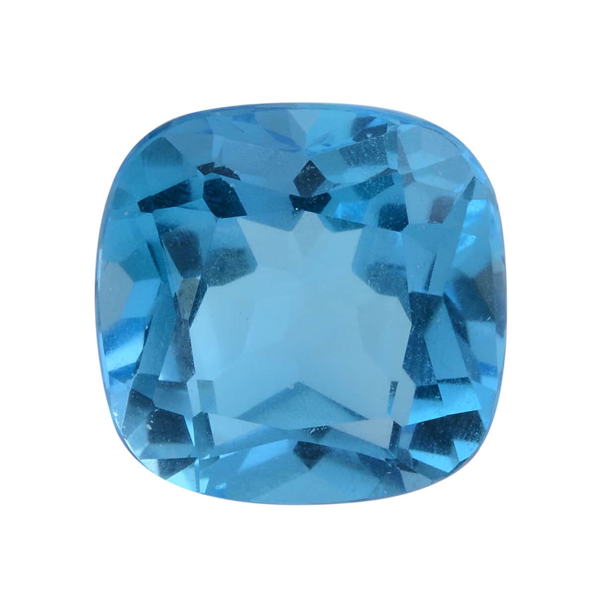 AAAA Electric Blue Topaz (Cush 13x13 mm) Aprx 10.00 ctw , Loose Gem , Loose Gemstones , Loose Stones , Jewelry Stones image number 0