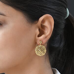 EverTrue Openwork Earrings in 18K YG Plated