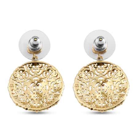 Karis Openwork Earrings in 18K YG Plated image number 5