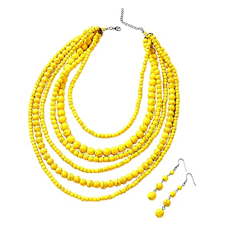 Yellow Howlite - Product card gallery slide 1 (10176356155705)