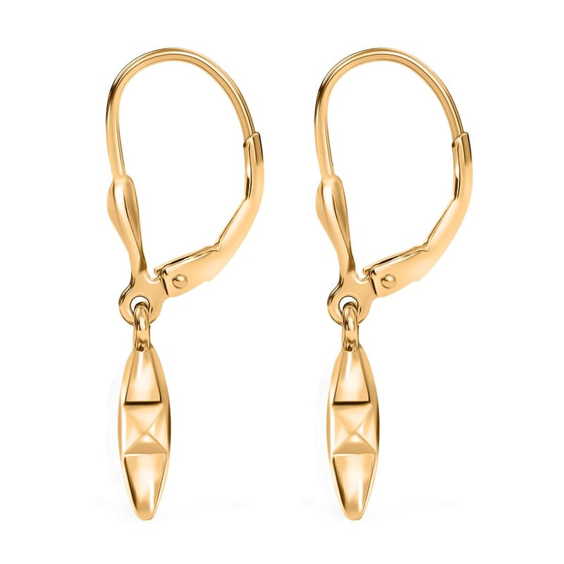 Star Earrings in 14K YG Over Sterling Silver 2.80 Grams