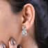 Sterling Silver J-Hoop Earrings, Silver Dangle Earrings image number 1