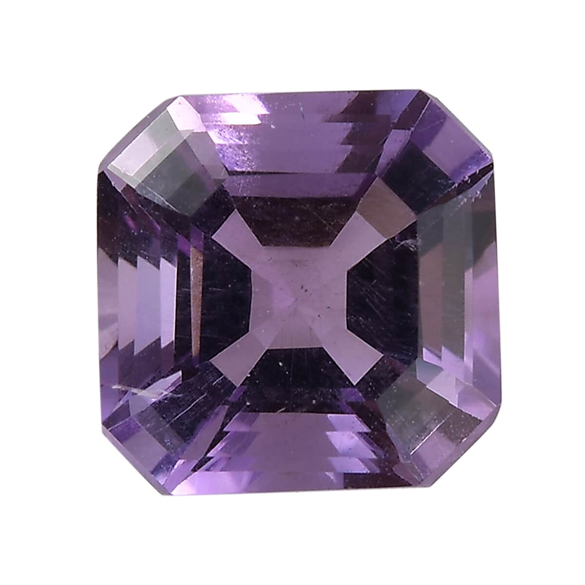 AA Asscher Cut Rose De France Amethyst (Oct 8x8 mm) 2.04 ctw Loose Gemstone image number 0