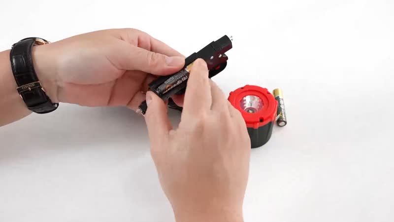 Red 10-in-1 LED Multi-Functional Screwdriver Tool (Requires 3 AAA)