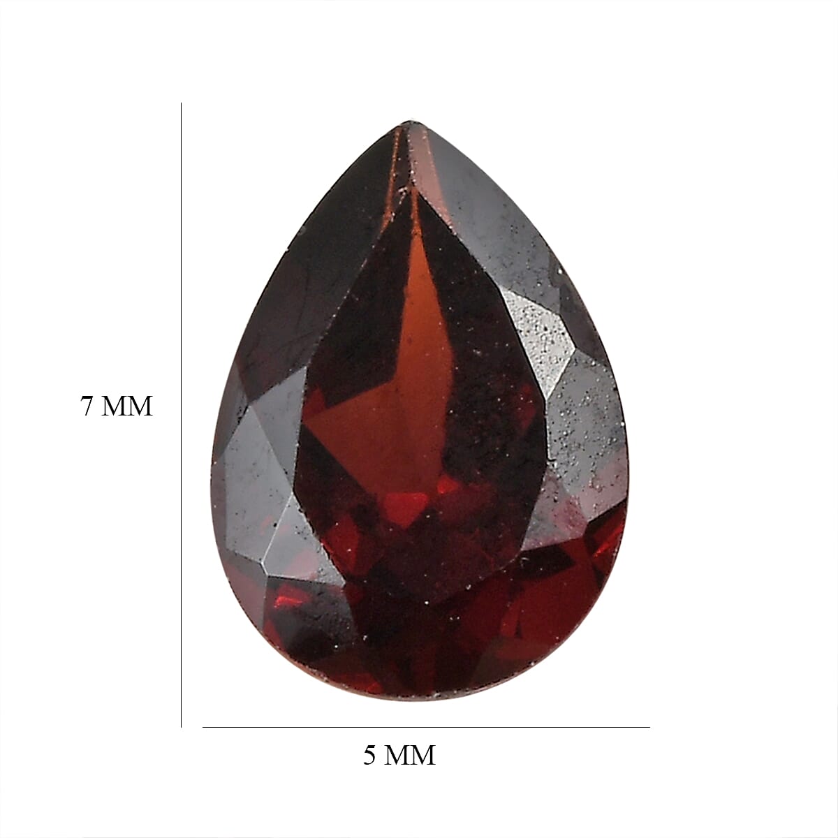 Mozambique Garnet Set of 3 (Pear 7x5 mm) 2.35 ctw Loose Gemstone