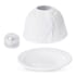 Set of 2 Ocean Engraved Ceramic Candle Holders with LED Light image number 4