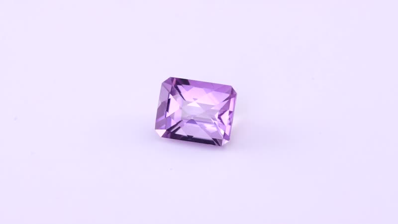 AA Rose De France Amethyst (Oct 10x8 mm) 2.76 ctw Loose Gemstone