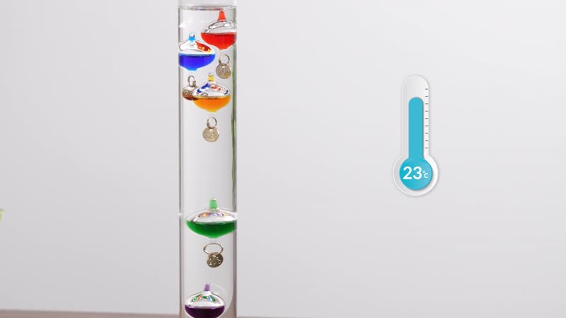 Multi Color Galileo Thermometer