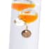 Orange Galileo Thermometer with Floating Balls, Weather Predictor Office Home Desk Table Decor, Indoor Decorations Gifts image number 4