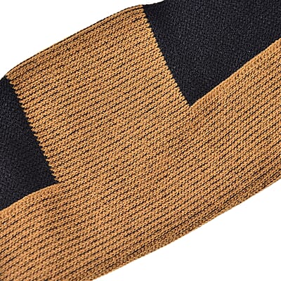 Black 5% Copper and 25% Elastane and 70% Polyester Set of 2 Pairs Socks  ( S/M)