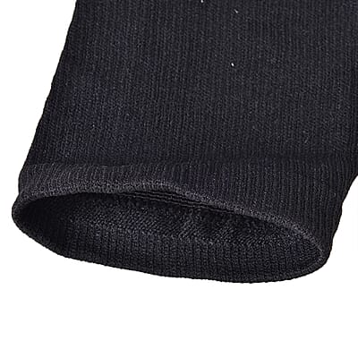 Black 5% Copper and 25% Elastane and 70% Polyester Set of 2 Pairs Socks  ( S/M)