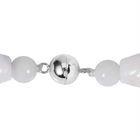 Organic Jade Pendant Necklace | Leather Cord Knot | Light Years Jewelry Organic