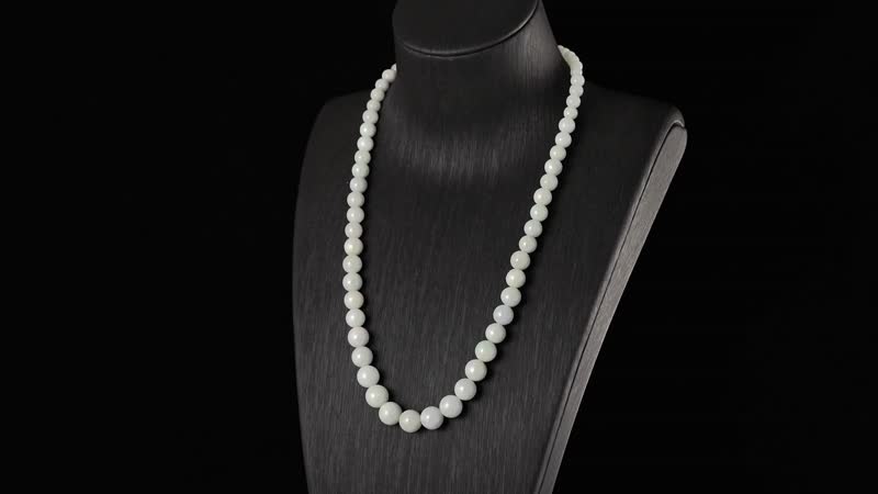 Natural Jade 226.00 ctw Earrings and Beaded Necklace in Sterling Silver 18-20 Inches
