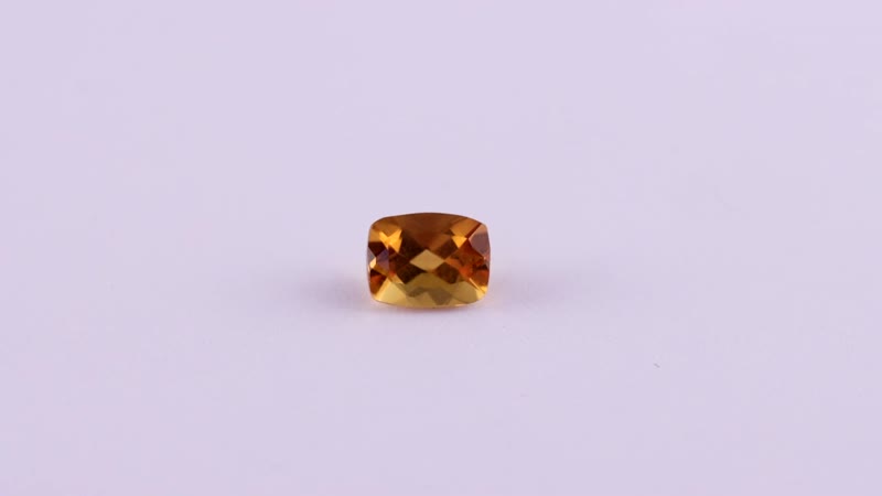 Serra Gaucha Citrine (Cush 8x6 mm) 1.15 ctw Loose Gemstone