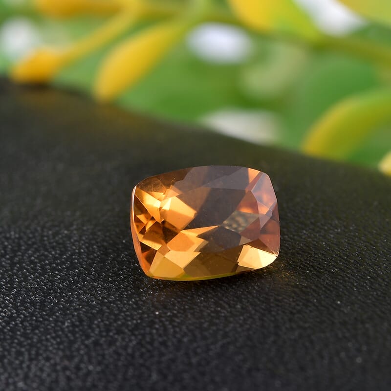 Serra Gaucha Citrine (Cush 8x6 mm) 1.15 ctw Loose Gemstone