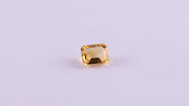 AA Brazilian Citrine (Oct 8x6 mm) 1.12 ctw Loose Gemstone