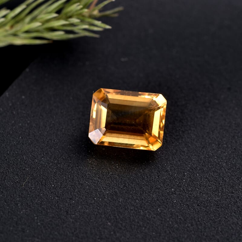 AA Brazilian Citrine (Oct 8x6 mm) 1.12 ctw Loose Gemstone