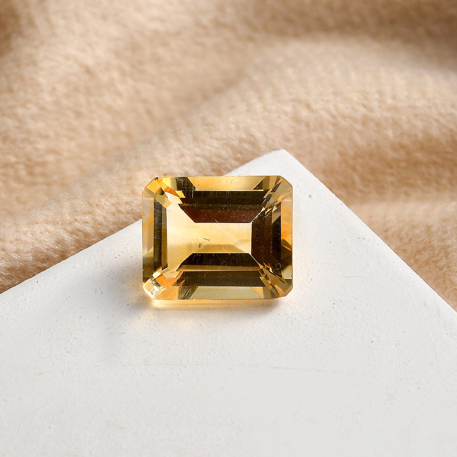 Brazilian Citrine (Oct 11x9 mm) 4.33 ctw Loose Gemstone