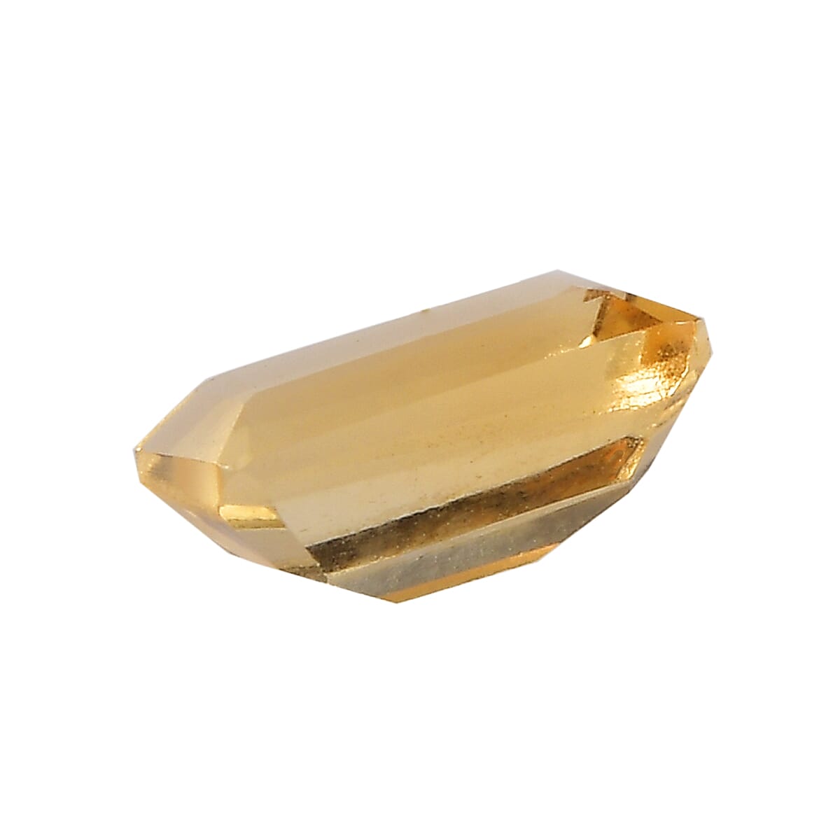 AA Brazilian Citrine Set of 2 (Oct 6x4 mm) 0.90 ctw Loose gemstone image number 2