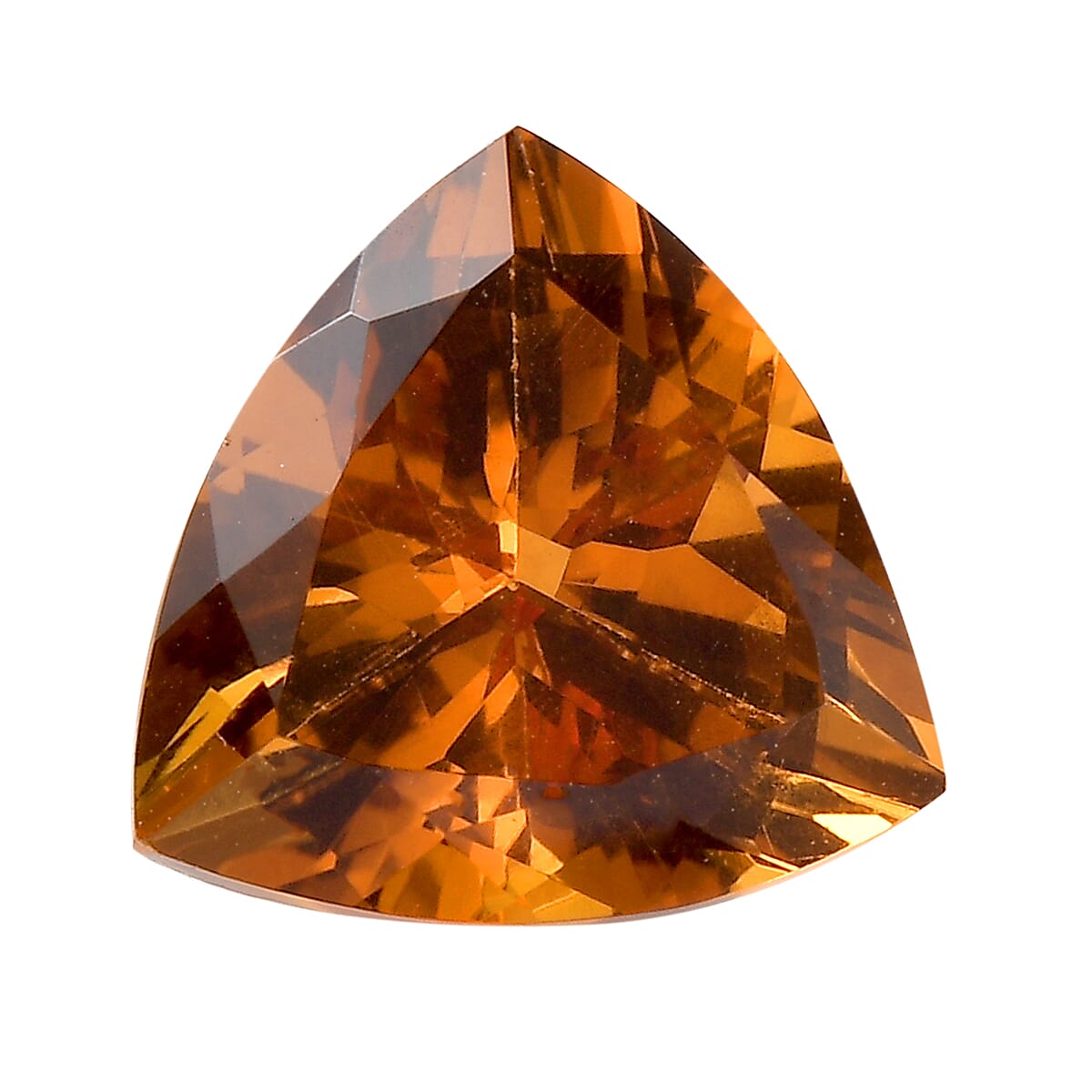 Serra Gaucha Citrine (Trl 12 mm) 4.18 ctw Loose Gemstone