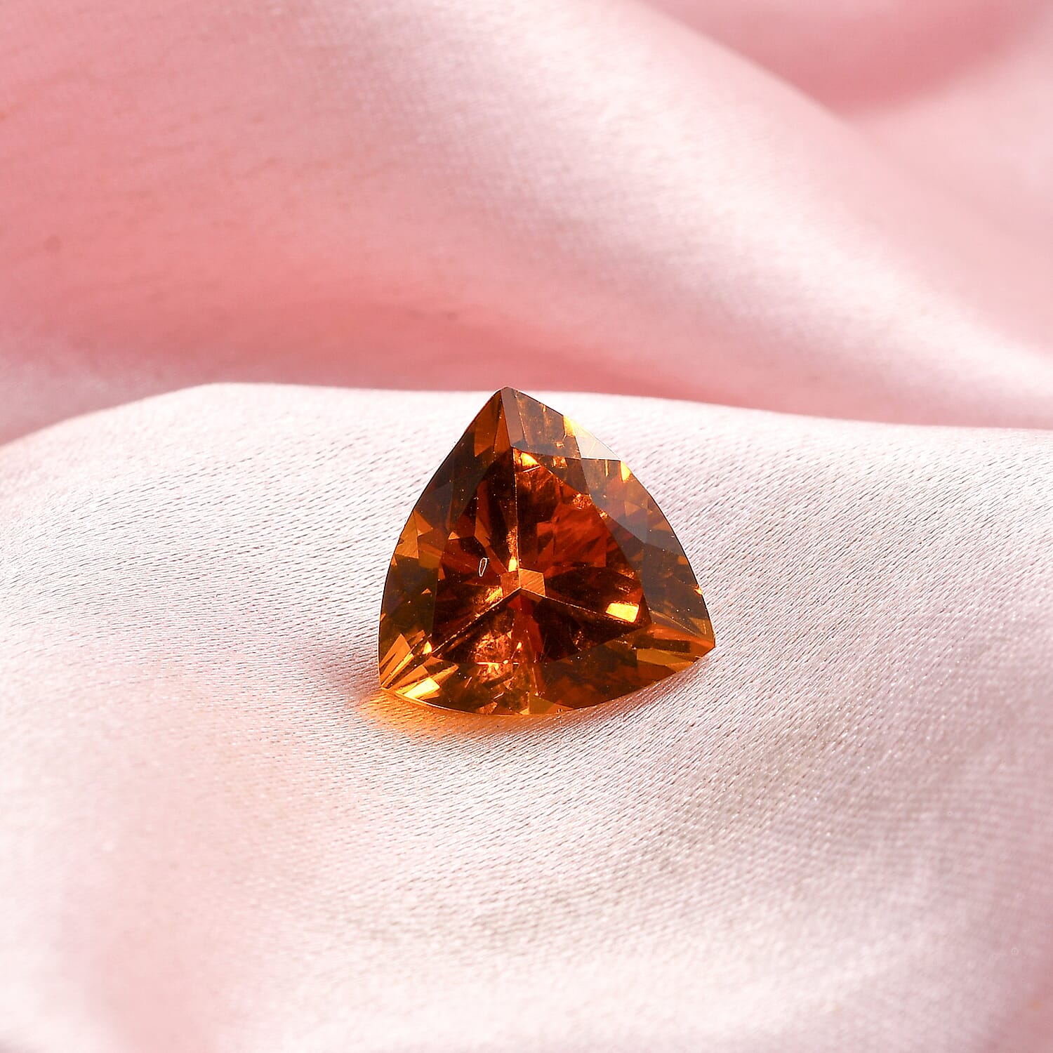 Serra Gaucha Citrine (Trl 12 mm) 4.18 ctw Loose Gemstone