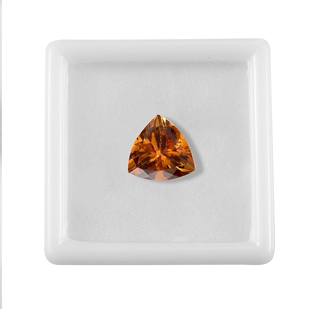 Serra Gaucha Citrine (Trl 12 mm) 4.18 ctw Loose Gemstone