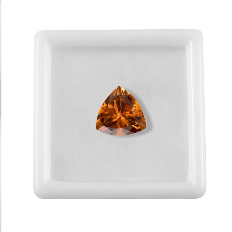 Serra Gaucha Citrine (Trl 12 mm) 4.18 ctw Loose Gemstone