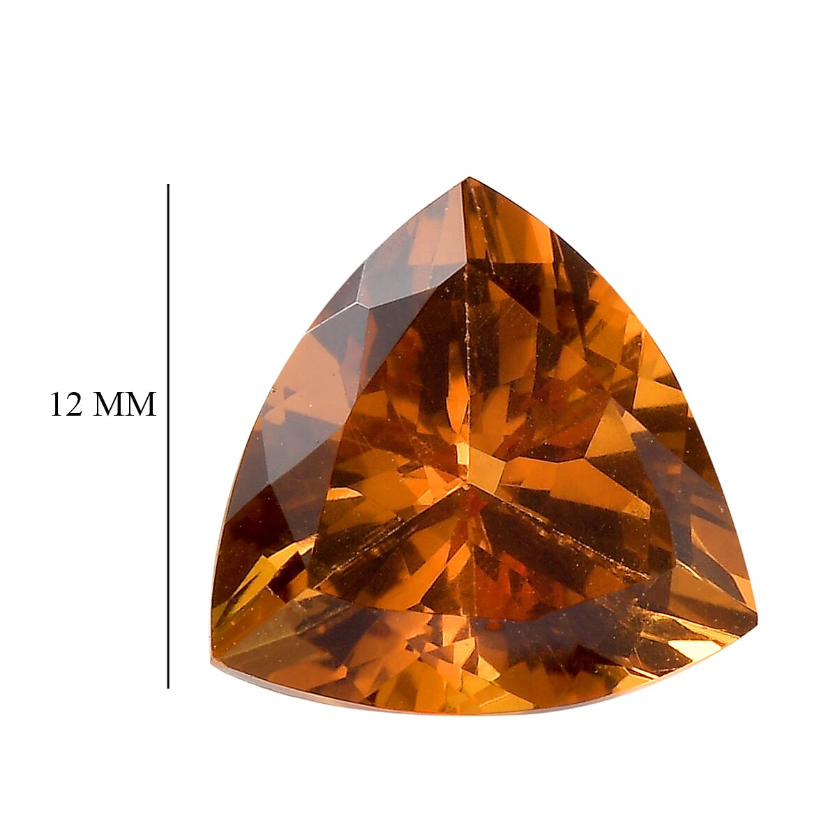 Serra Gaucha Citrine (Trl 12 mm) 4.18 ctw Loose Gemstone