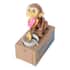 Monkey Piggy Bank (6x3 in) (AA Batteries not Included) image number 1