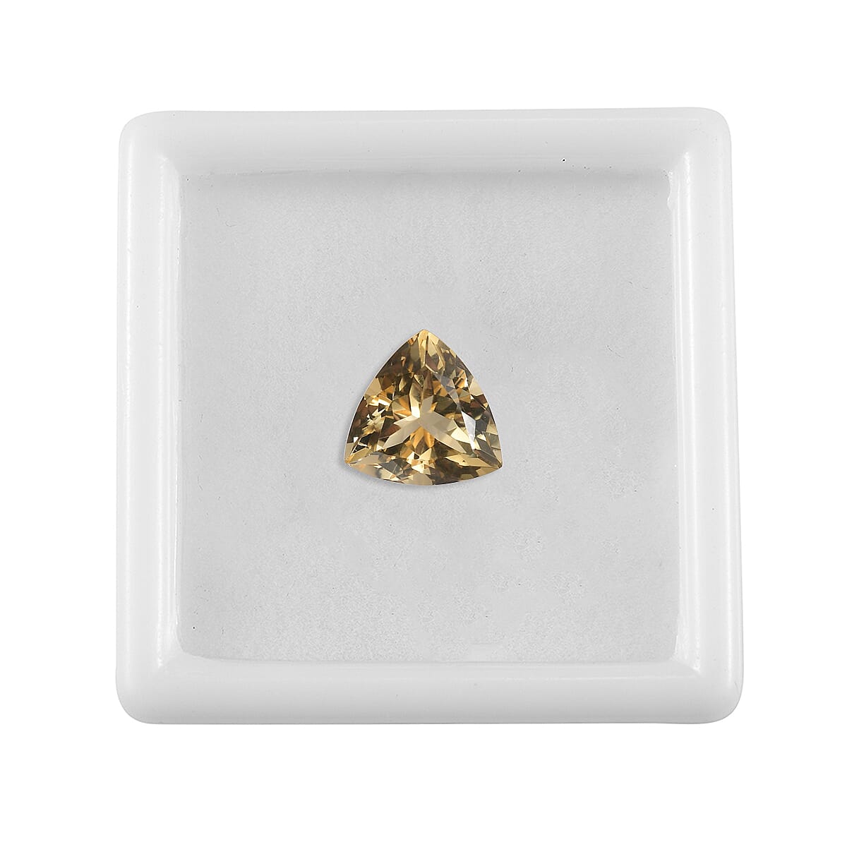 Brazilian Citrine (Trl 11 mm) 3.33 ctw Loose Gemstone