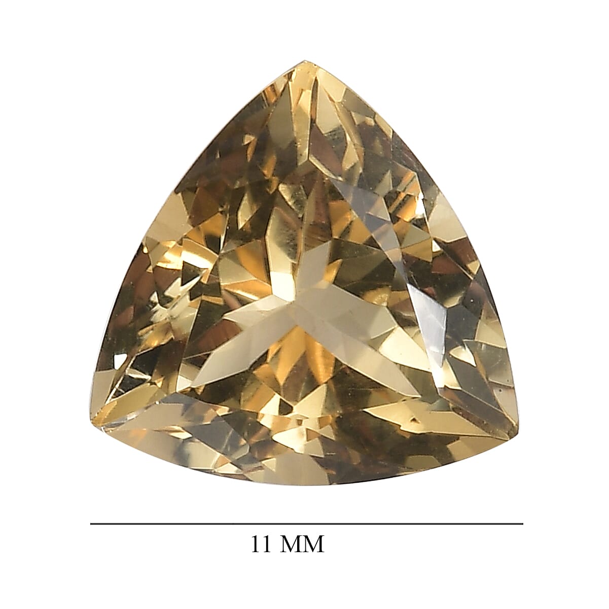 Brazilian Citrine (Trl 11 mm) 3.33 ctw Loose Gemstone