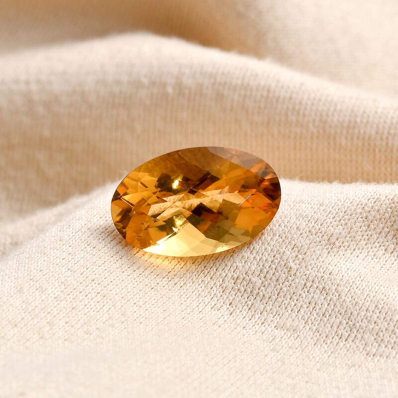 AA Brazilian Citrine (Ovl 16x10 mm) 6.26 ctw Loose Gemstone