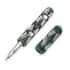 Handcrafted Set of 3 Green Beaded Pen (4.5 in) with Matching Beaded Pen Pot (2.75x3 in) image number 5