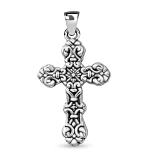 925 Sterling Silver Cross Pendant, Cross Religious Pendant, Jewelry Gifts For Women