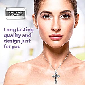 925 Sterling Silver Cross Pendant without Chain, Cross Religious Pendant without Chain, Jewelry Gifts For Women