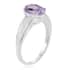 Rose De France Amethyst Solitaire Ring in Sterling Silver (Size 10.0) 2.35 ctw image number 3